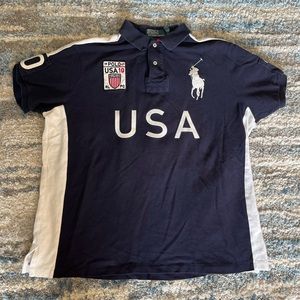 mens polo ralph lauren USA shirt